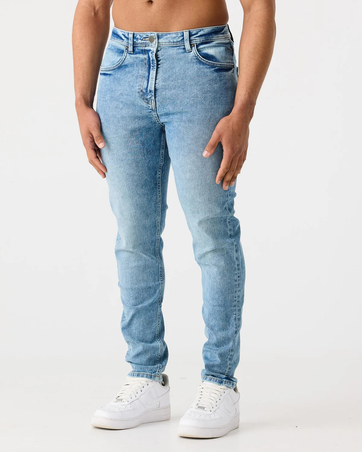 BLUE SLIM FIT JEANS SALE PRICE